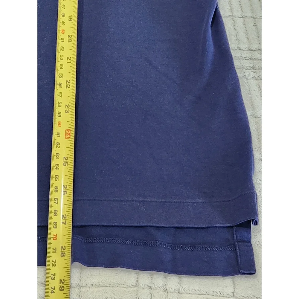 Polo Ralph Lauren Men's Large‎ Navy  Cotton Short Sleeve Polo Shirt Pony Logo